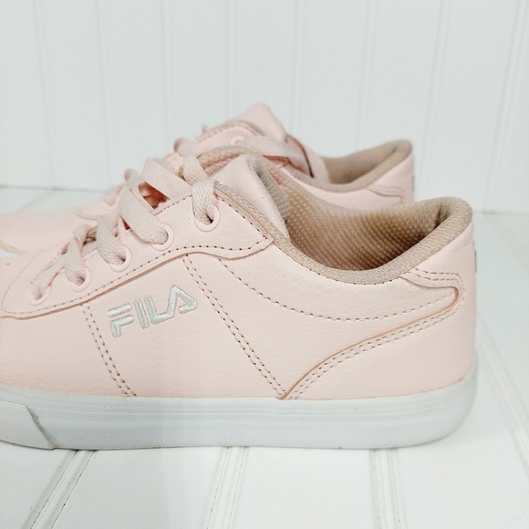 Fila Pink Lace Up Girls Sneakers F320 - Picture 3 of 12